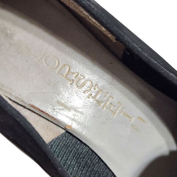 Vintage Florsheim Womens Heels Shoes Black Patent Leather Size 7 Square Toe - Picture 3 of 11